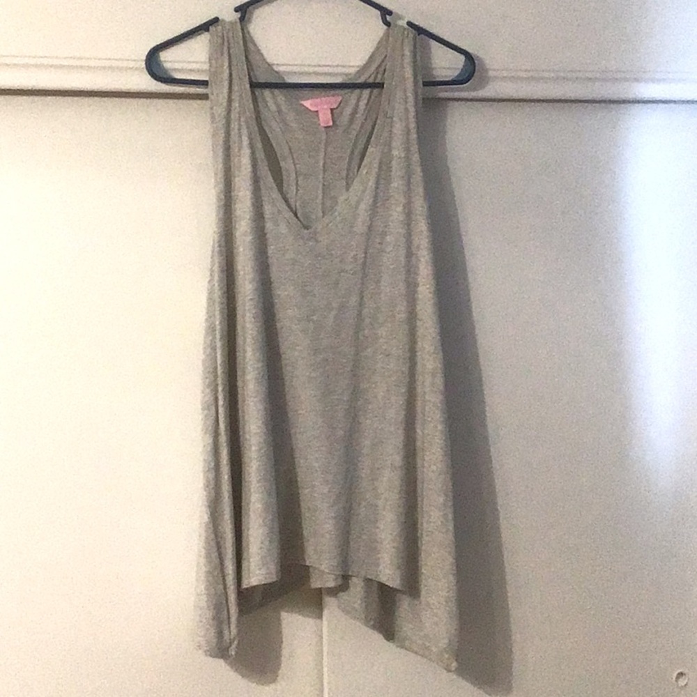 Lilly Pulitzer Gray Sleeveless ActiveTop. Size XL.